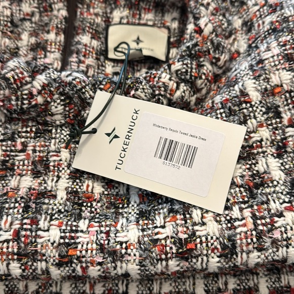 Tuckernuck Tweed Mini Dress - Red, Black, White - Picture 9 of 12